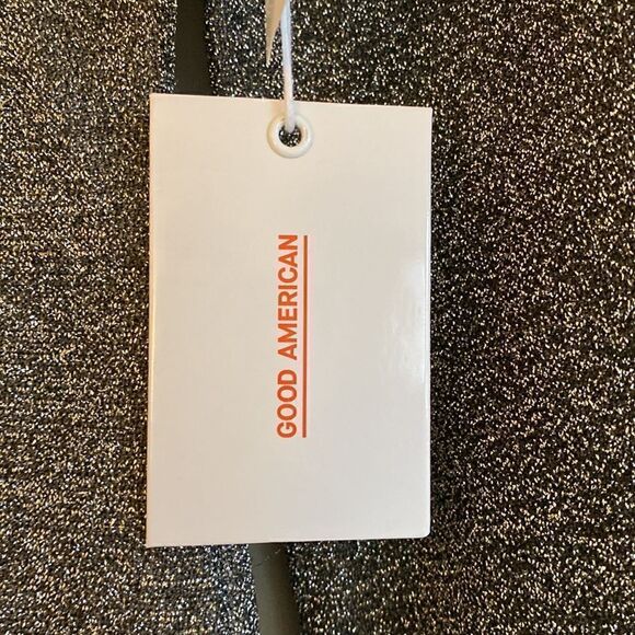 NWT Great American Bell Sleeve Silver Metallic Mini Dress Size 2 Medium - Picture 7 of 16